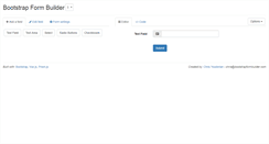 Desktop Screenshot of bootstrapformbuilder.com